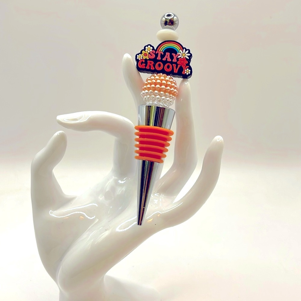 WINE BOTTLE STOPPER - Stay Groovy